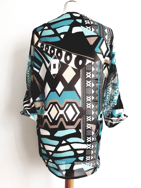 Veste Kùchù Blue Ethnik – Image 3