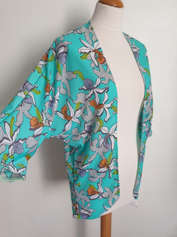 Veste Kùchù Green Flowers – Image 4
