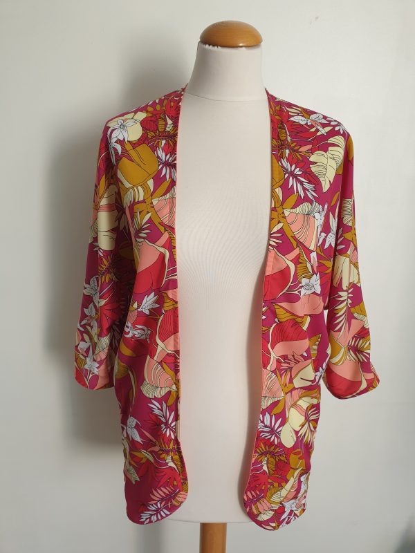 Veste Kùchù Pink Flowers – Image 2