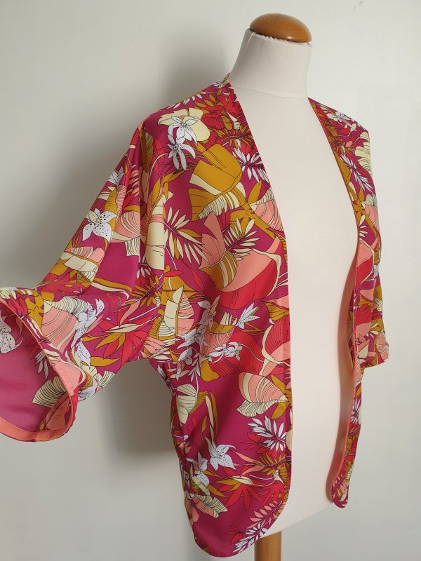 Veste Kùchù Pink Flowers – Image 3